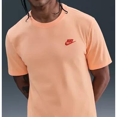 Polera M Nsw Club Tee Naranja Hombre