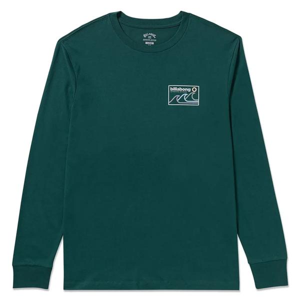 Polera manga larga hombre Range Verde Billabong