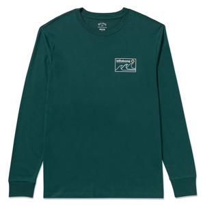 Polera manga larga hombre Range Verde Billabong