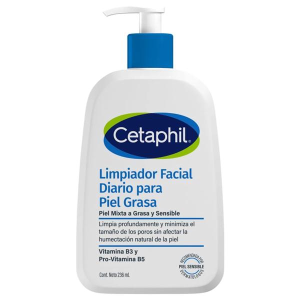 Gel Limpiador Facial para Piel Gasa y Sensible Cetaphil 236ml