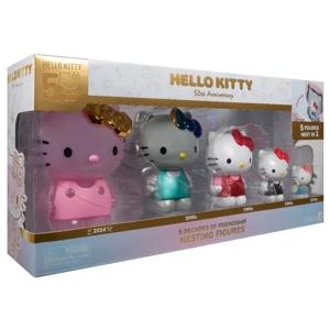Pack 5 Figuras Hello Kitty Aniversario 50 Años