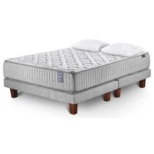 Juegos de Dormitorio Cama Europea Cannon Hybrid Visco 2 Plazas + 2 Almohadas