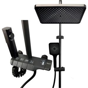 Columna Ducha 4 Modos con Soporte Bidet y Ducha Mano