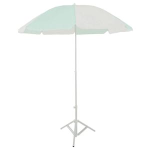 Quitasol playa blanco/aqua 180 cm