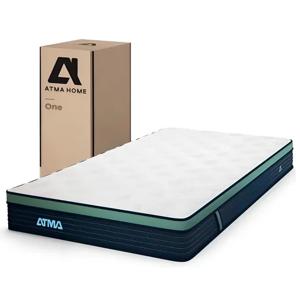 Atma Colchón De Resortes One 1 Plaza 20 cm En Caja