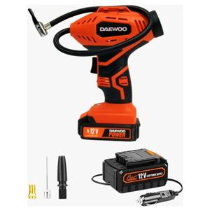 Inflador Compresor de Aire Auto Inalámbrico Daewoo DWCI155