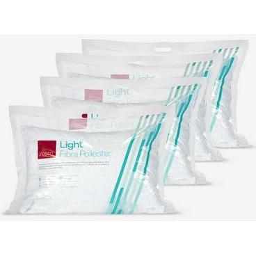 Set 4 Almohadas Rosen Fibra Light 50x70 cm