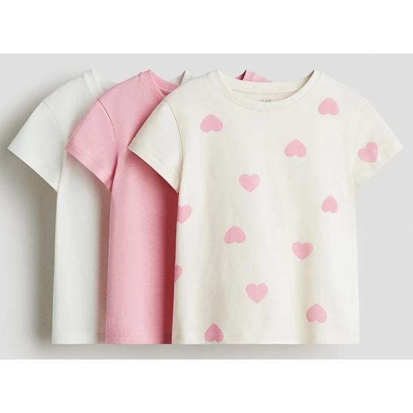 Pack de 3 poleras de algodón