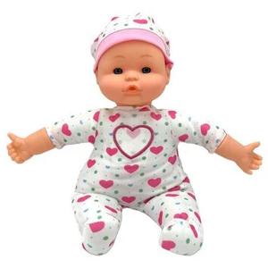 Muñeca Cuerpo Blando 12" Corazón, 12 Sonidos Diseño Surtido Bostecitos