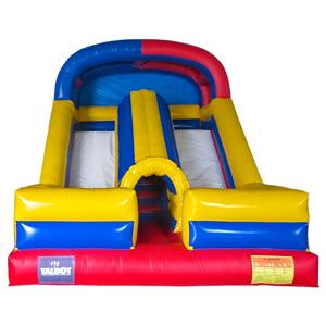 Tobogán inflable 5x4.8x4.3 m Pro doble túnel