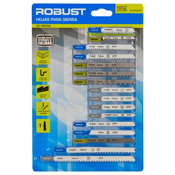 Set hoja sierra 30 piezas