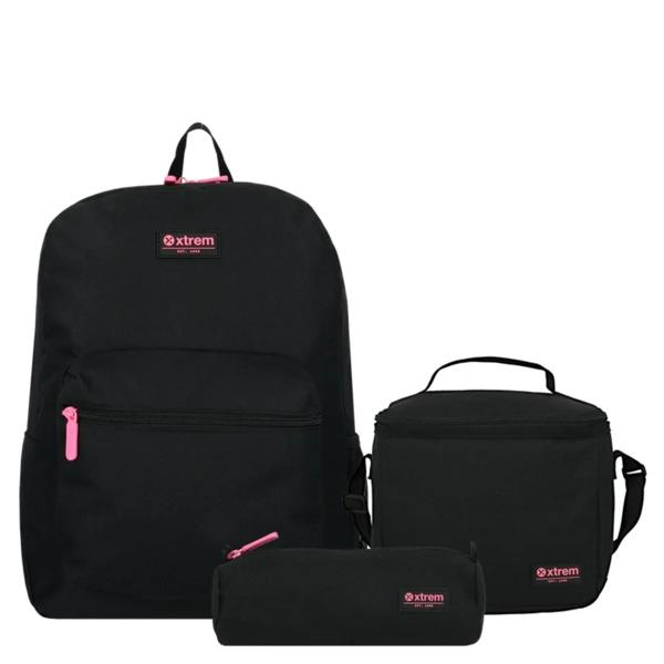 Triple Pack 6Xt Mochila, Lonchera y Estuche XTREM