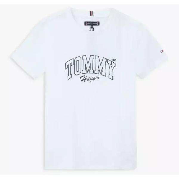 Polera de Logo Gráfico Blanco Tommy Hilfiger