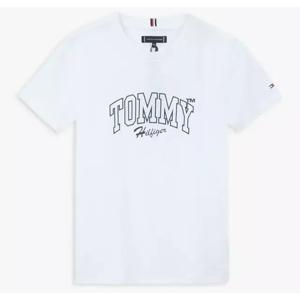 Polera de Logo Gráfico Blanco Tommy Hilfiger