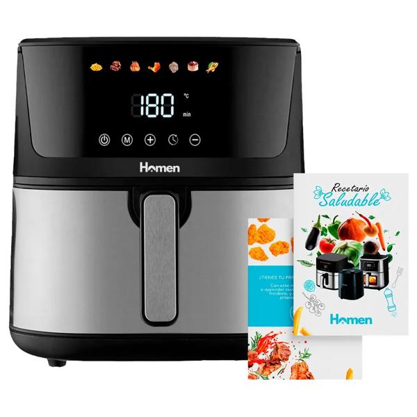 Freidora de Aire Homen 8 Litros Touch Air Fryer