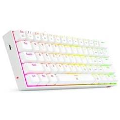 Teclado Gamer Redragon K630 Dragonborn RGB Cableado Brown Switch Español Blanco