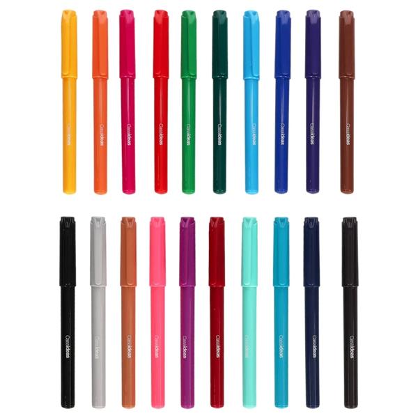 Set de 20 marcadores de colores