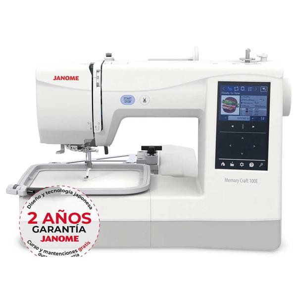 Máquina Bordadora Janome Memory Craft 100E 38W