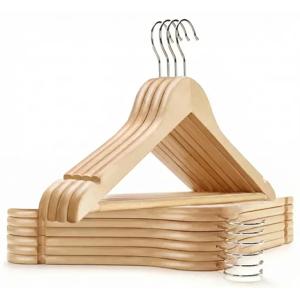 Set 20 Ganchos de Madera para Ropa Organizador Clóset Resistente y Duradero