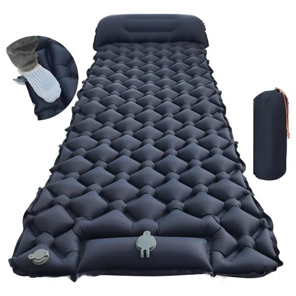Colchón Inflable Plegable Portátil para Acampar