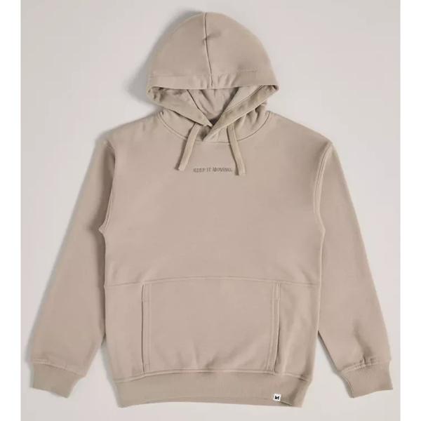 Polerón con Capucha Estampado en Espalda y Bordado