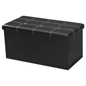 Banqueta Baúl Organizador Puff 76x38cm