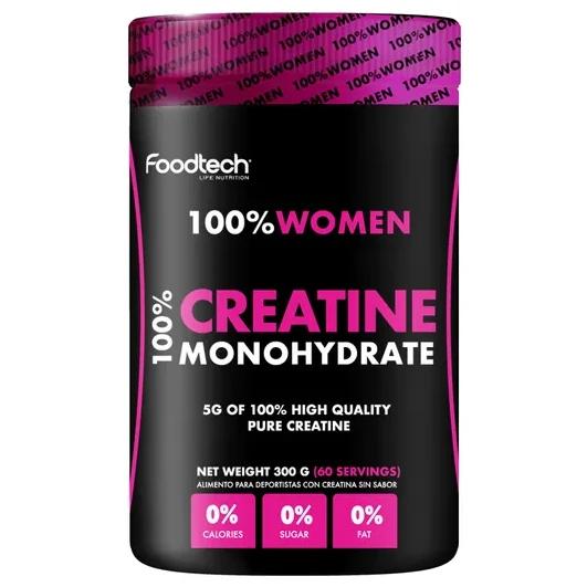 Creatine 100% Women Whey 300gr - Foodtech Sin Sabor