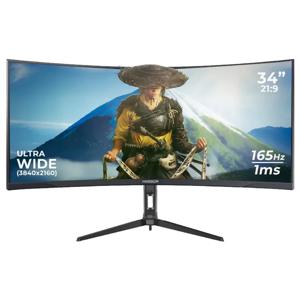 Monitor Gamer Curvo 34" Ultra Wide Hosser 165Hz 1ms FreeSync