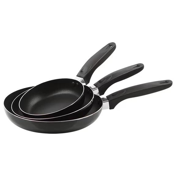 Juego de Sartenes Aluminio Antiadherente 3 Piezas (16cm, 20cm, 24cm)