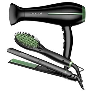 Pack Triple Ga.Ma Avocado: Secador Bora + Alisador + Cepillo