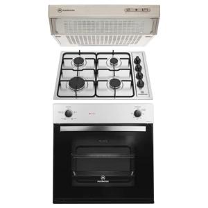 Kit Encimera Mce 435e T + Campana U160s + Horno Spazio 110a