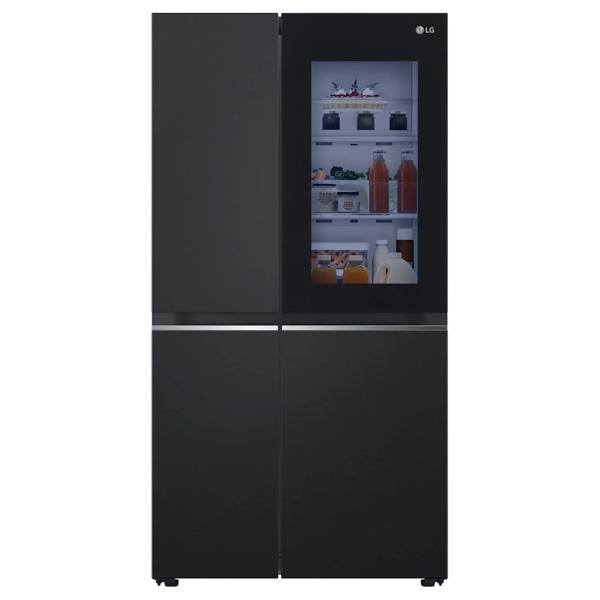 Refrigerador Side by Side GS66BVM negro esencial matte 655 lt