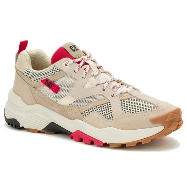Zapatilla Hombre Grapple Suede Mesh Beige Caterpillar