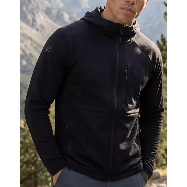 Polerón Diseño Texturizado a Cuadros