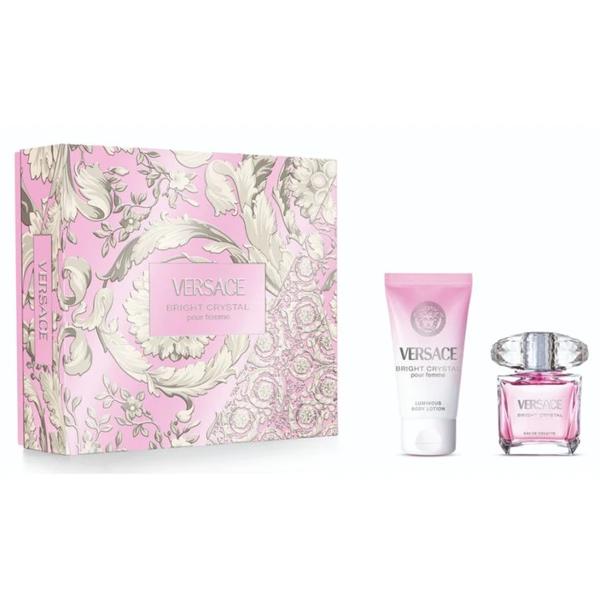 Set Perfume Bright Crystal Versace EDT Mujer 30 ml + Body Lotion 50 ml