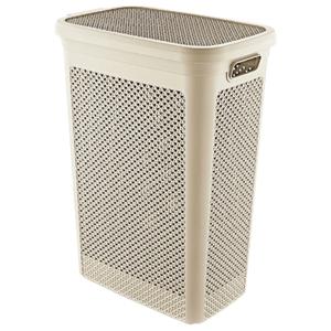 Hamper con asas Textura 48 lt arena