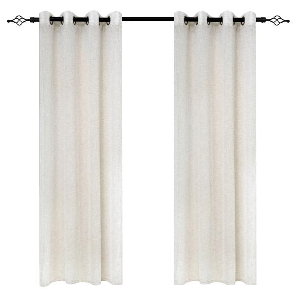 Cortina Sun Out Lino 140x230 cm Blanco