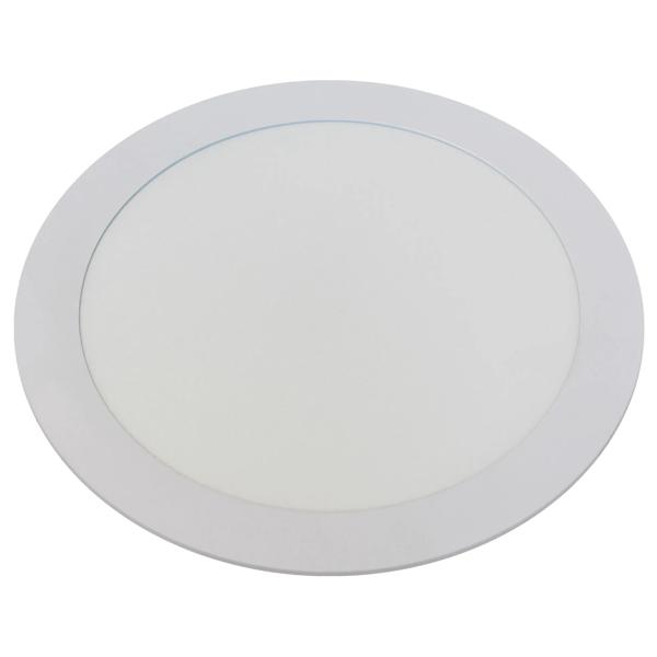 Panel LED empotrar redondo 18W luz fría