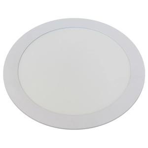 Panel LED empotrar redondo 18W luz fría