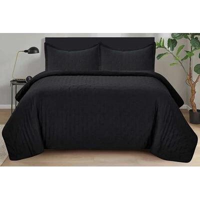 Quilt Illusions 2 Plazas Roma Negro