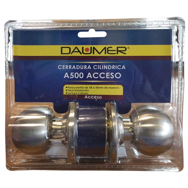 Cerradura pomo cilíndrica acceso A-500