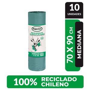 Bolsa basura en rollo 70 x 90 cm Superior