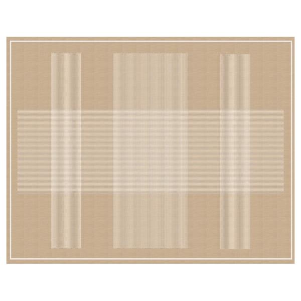 Alfombra Flatweave Flox beige 180x120 cm