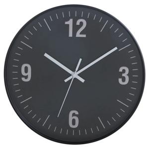 Reloj pared 30 cm números negro