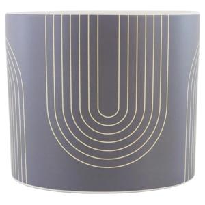 Maceta Loft gris oscuro 17 cm