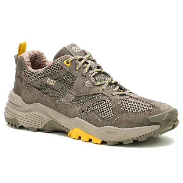 Zapatilla Hombre Grapple Suede Mesh Gris Caterpillar