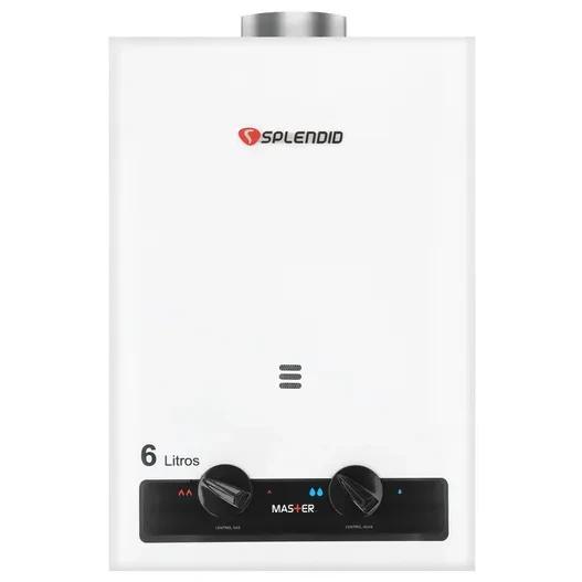 Calefont a gas GLP Splendid Master MV SB 6 blanco