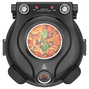 Horno Pizza A La Piedra - Black Edition Kitchen-it Negro