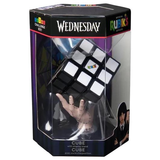 Cubo Rubik's Merlina Tonos Grises Inspirado en la Serie TV