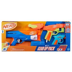 Lanzador Nerf N Series Gear Up Pack Azul